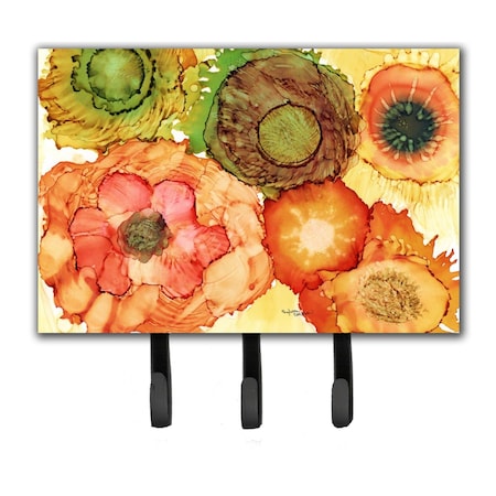 Carolines Treasures Abstract Flowers Blossoms Leash or Key Holder 8970TH68